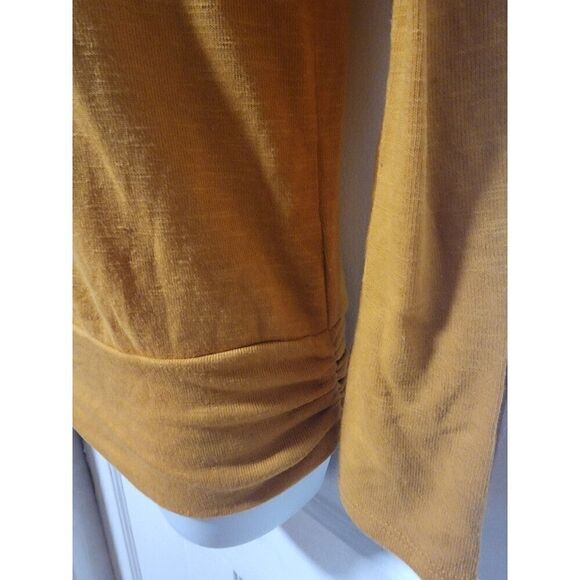 Women's Small Cut Out Pullover Top, Casual Round Neck Long Sleeve Pullover - Picture 8 of 13